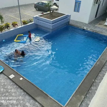 Sol Y Playa En Santorini Blue, Lindo Y Comodo Dep Tonsupa Exterior photo